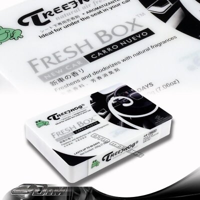 #ad New Car Scent TreeFrog Natural Xtreme Fresh Box Car Air Freshener Universal $9.20