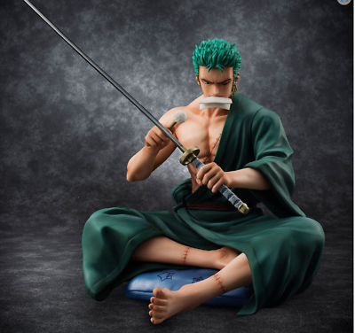 #ad Anime One Piece Roronoa Zoro Pvc Action Figure Collection Model Toy Gift US Sell $22.01