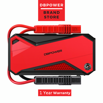 DBPOWER Jump Starter Battery Pack Portable Car Battery Charger 800Amp 18000mAh $77.03