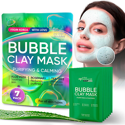 #ad #ad Carbonated Bubble Clay Mask 7 pack $49.99