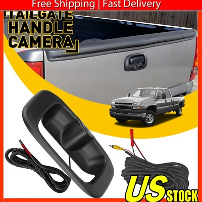 #ad 1 2X Backup Camera w wire for 1999 07 Chevy Silverado GMC Sierra Tailgate Handle $77.06