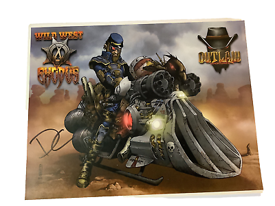 #ad Wild West Exodus Signed Kickstarter Promo Art Print $14.99