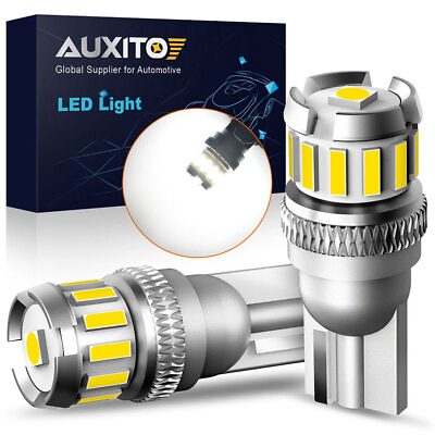#ad 2x T10 AUXITO 194 LED 168 Number Door Plate Glove Reverse Bulb Light ERROR FREE $8.59