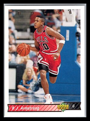 #ad 1992 93 Upper Deck European French #115 B.J. Armstrong $1.50
