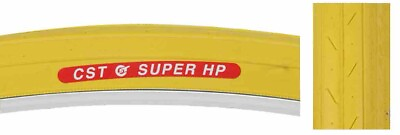 #ad Bicycle Road Tire Sunlite 27X1 1 4 Cst740 Yl Yellow S Hp $13.00
