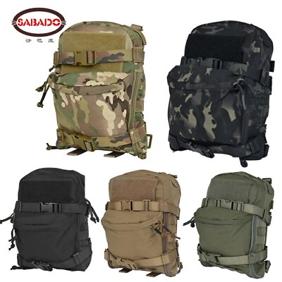 #ad Hydration Bag Water Backpack Assault Pack Military Bladder Carrier Molle Pouch $70.07