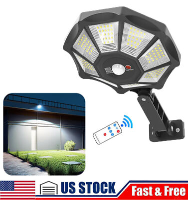 #ad Solar Lights Outdoor Motion Sensor Wall Light Waterproof Garden Yard Street Lamp $23.39