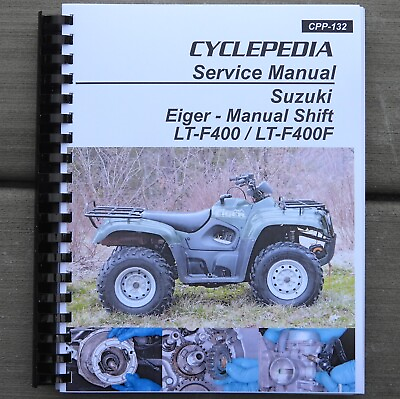 #ad 2002 2007 Suzuki Eiger LTF400 LTF 400 Manual ATV Quad SERVICE amp; REPAIR MANUAL $36.95
