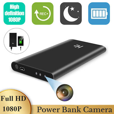 #ad Wireless P2P Cam HD 1080P Full 5000mAh Power Bank Mini Security Camera Nanny Cam $32.28