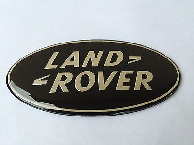 #ad LAND RANGE ROVER SPORT LR3 FRONT HOOD GRILL EMBLEM BADGE LOGO BLACK USA SELLER $7.36