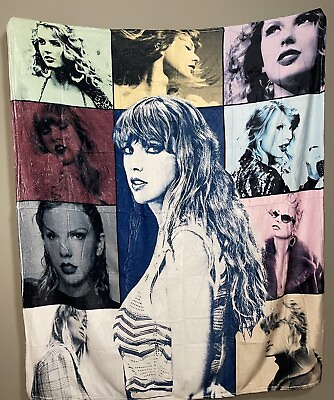 #ad New Taylor Swift The Eras Tour throw blanket merch 60quot; x 50quot; inch. $25.64