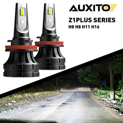 #ad 2x AUXITO H11 H9 H8 LED Headlight Bulb Kit Low Beam Fog Light 140W 6000K 20000LM $22.41