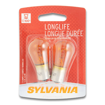 #ad Sylvania Long Life 2 Pack 1156ALL Light Bulb Turn Signal Parking Daytime fe $6.85