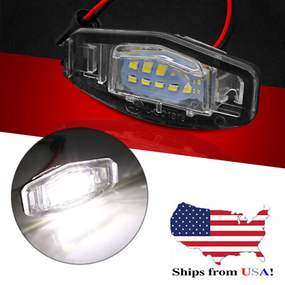 #ad Rear LED License Plate Lamp Bulbs Lights For Civic Acura 1999 2020 Assembly $11.99