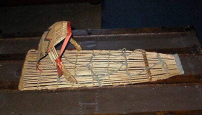 #ad Rare 1920s PAIUTE Child Baby Basket Carrier Hand Made Willow Native American $224.99