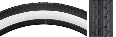 #ad Sunlite Street Tires 20 x 1.75quot; Black White $19.99