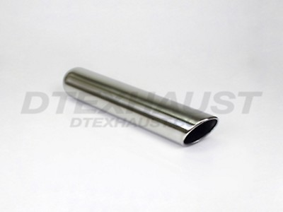 #ad DT 304018RAC EXHAUST STAINLESS ROLL ANGLE TIP 3quot; INLET 4quot; OUTLET 18quot; LONG $99.99