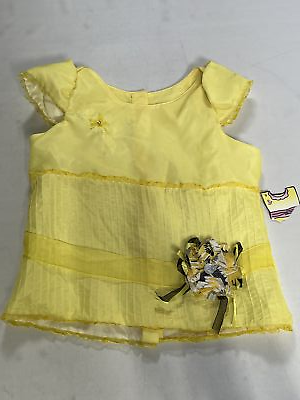 #ad Babies Yellow Pretty Me Yellow Dress Size 14 NEW $16.99