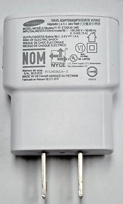 #ad AC DC Power adapter Charger Samsung 5.0V 1.0A White Lot 1 5 10 25 50 100 $200.00