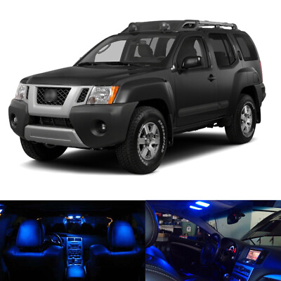 #ad 8 x Blue LED Interior Package License Plate Lights For 2005 2015 Nissan Xterra $14.98