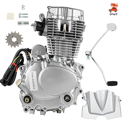 #ad 200cc 250cc Vertical Motorcycle Engine 4 stroke amp;5 Speed Manual Transmission ATV $378.05