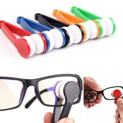 #ad Cleaner Glasses Microfibre Optic Brush Eyeglasses Spectacles Lens Wipers $6.40