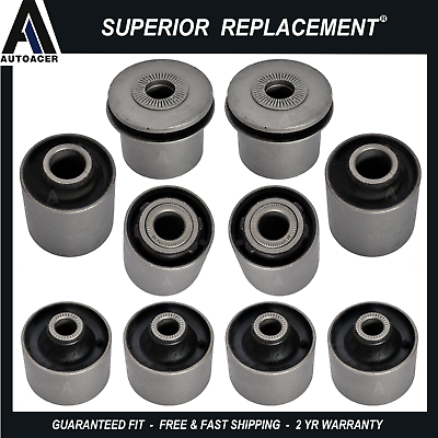 #ad Front Upper Lower Control Arm Bushing Kit 10p For Lexus LS460 LS600h 07 17 AWD $119.00