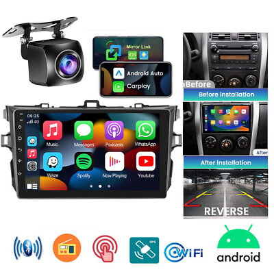 #ad CarPlay For Toyota Corolla 2006 2013 Android 13 Car Radio Stereo 232GB GPS Navi $99.78