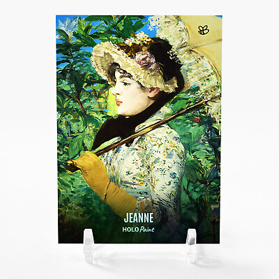 #ad JEANNE SPRING Holographic Card Holo Paint 2023 GleeBeeCo Edouard Manet #JNRF $19.99