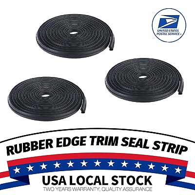 #ad 12M Universal Car Door Edge Trim Protector Guard Rubber Seal Strip Weatherstrip $56.99