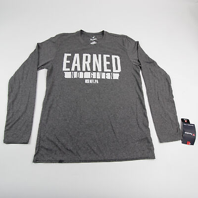 #ad Fanatics Long Sleeve Shirt Men#x27;s Gray Used $13.50