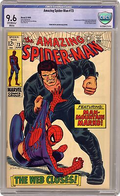 #ad Amazing Spider Man #73 CBCS 9.6 1969 16 25BFC73 010 $690.00
