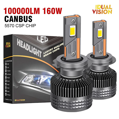 #ad 100000LM H7 LED Canbus Car Headlight Super HB4 H11 H4 H1 9012 HB3 9005 9006 H8 $39.84
