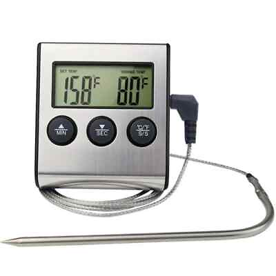 #ad Kitchen Digital Cooking Thermometer Meat Food Temperature for Oven BBQ Grill Tim C $3.63