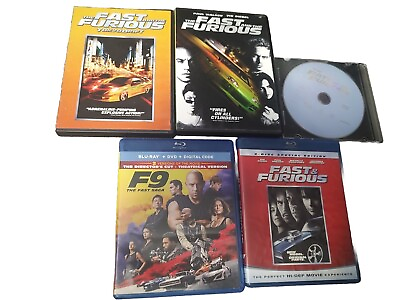 #ad Lot of 6 The Fast amp; Furious DVD#x27;s Speed DVD Set Action $7.44
