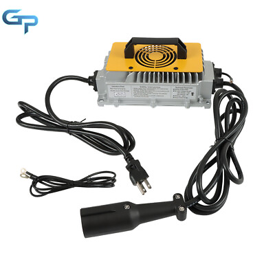#ad Battery Charger 48V 17A For Club Car DS Precedent Golf Cart 3 Pin Round Plug OBC $146.84