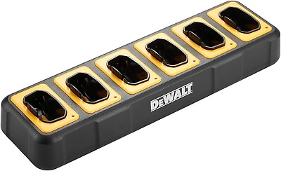 #ad NEW DEWALT DXFRSCH6 300 6 Port Chrgr for FRS300 Walkie Talkie Two Way Radios $39.99