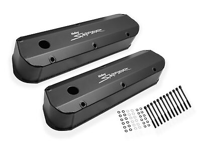 #ad Holley Sniper 890012B Sniper Fabricated Aluminum Valve Cover Ford Small Blo... $191.95