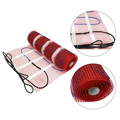 #ad 220V Electric Floor Heating Kit Pad for Radiant Warming Durable Material $140.15