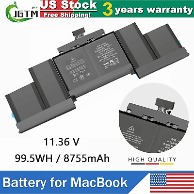 #ad A1618 Battery For MacBook Pro 15#x27;#x27;Retina A1398 Late 2013 Mid 2014 2015 99.5Wh US $36.99