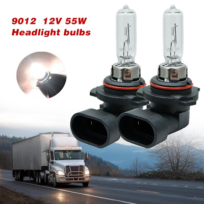 #ad 2X Bulb Headlight Clear Halogen Headlamp Halogen Bulbs 9012 12V 55W HIR2 PX22D $9.61