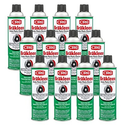 CRC 05084 Brakleen Non Chlorinated Brake Parts Cleaner 14 oz. Pack of 12 $63.00