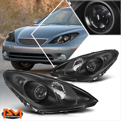#ad For 04 06 Lexus ES330 OE Style Projector Headlights Black Housing Clear Corner $217.89