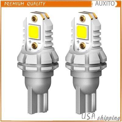 #ad AUXITO 2X T15 LED Reverse Backup Light 921 Bulbs 912 2400LM Super Bright White $12.99