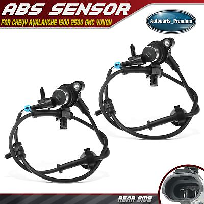 #ad 2x ABS Wheel Speed Sensors for Chevy Avalanche 1500 2500 GMC Yukon Rear LH amp; RH $27.99