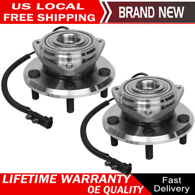 #ad For 2007 2008 2016 Jeep Wrangler JK Pair Front Wheel Bearing Hub Assembly w ABS $97.62