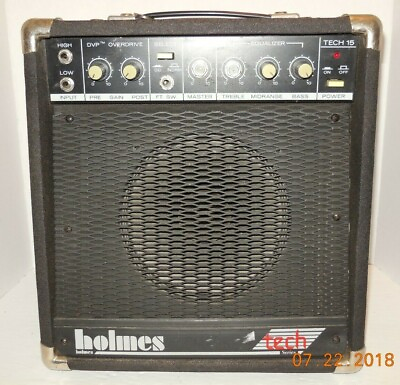 #ad Holmes Tech Series Model Tech 15 Guitar Amp Rare HTF $63.40