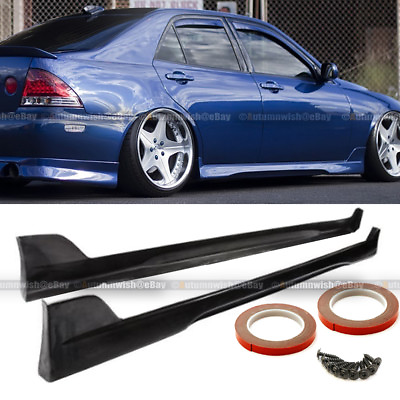 #ad For 01 02 03 04 05 IS300 XE10 TR D Style Urethane Pair Side Skirt Lip Body Kit $132.99