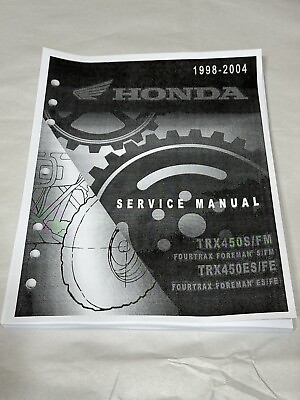 #ad 3 hole punch Service Shop Repair Manual 98 04 Honda TRX450 Fourtrax Foreman 450 $30.39