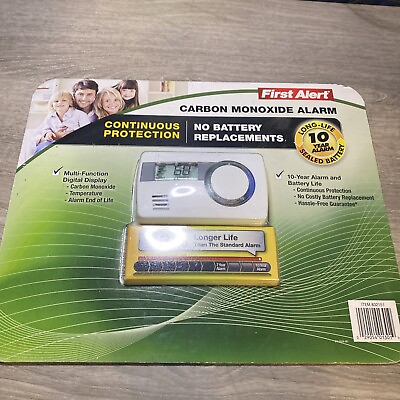 #ad #ad First Alert Carbon Monoxide Alarm With 10 Year Lifetime Battery New In Package $29.99